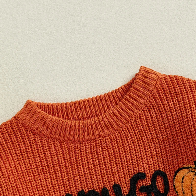 Halloween You Go Ghoul Embroidered Jumper