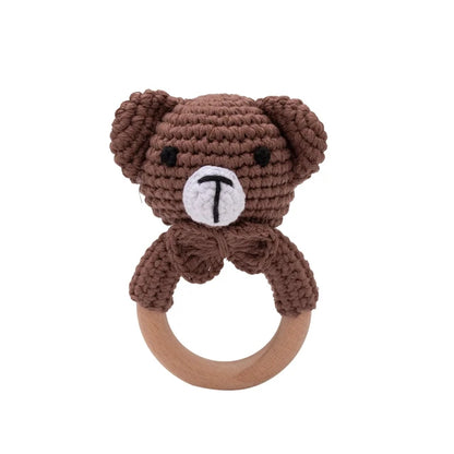 Crochet Animal Teething Rattle