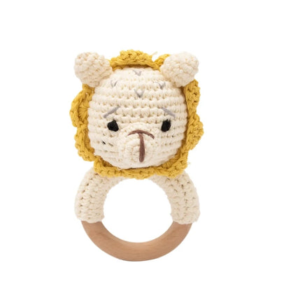 Crochet Animal Teething Rattle