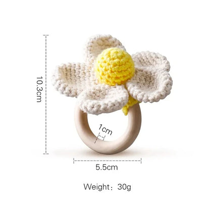 Crochet Animal Teething Rattle