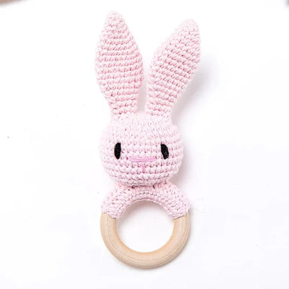 Crochet Animal Teething Rattle