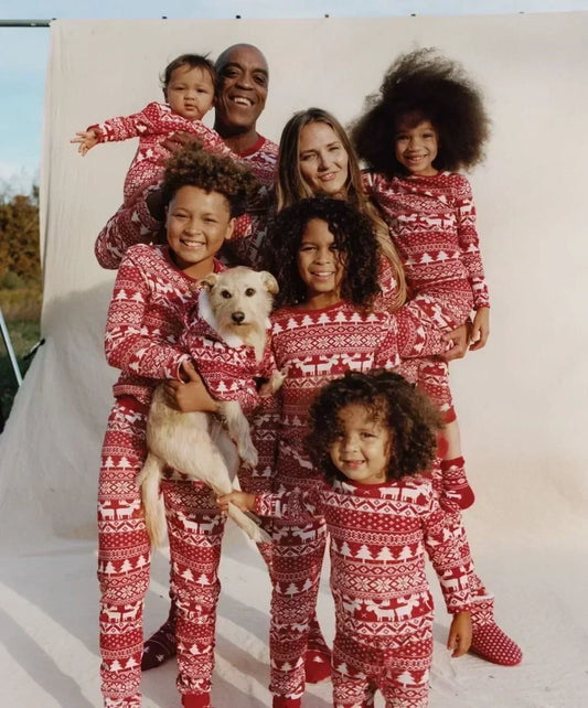 Christmas Red Matching Family Pyjamas