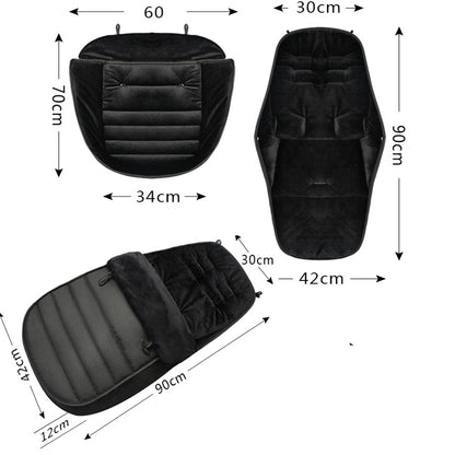 Luxury Universal Pram Footmuff