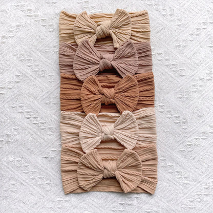 Bow Headbands 5pc Set