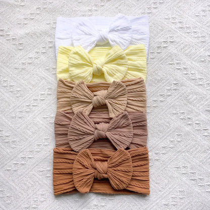 Bow Headbands 5pc Set