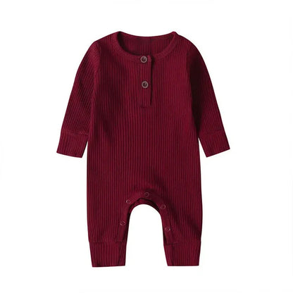 Henley Neckline Cotton Sleepsuit