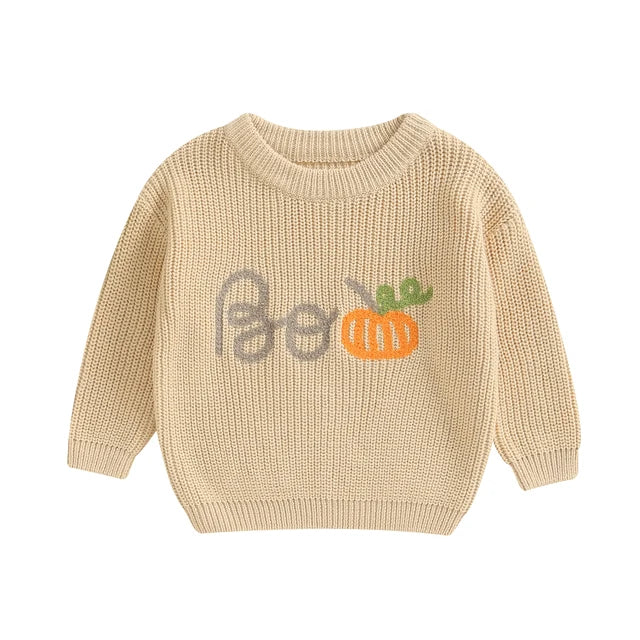 Boo Halloween Knitted Sweater