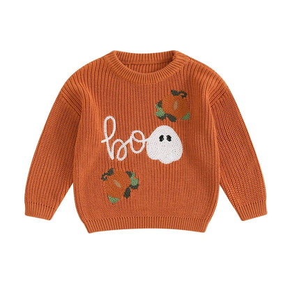 Boo Halloween Knitted Sweater