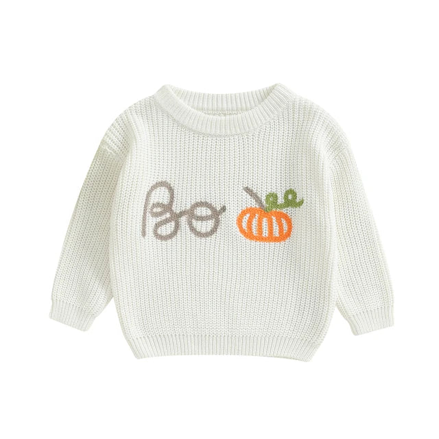 Boo Halloween Knitted Sweater