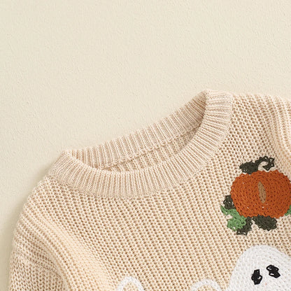 Boo Halloween Knitted Sweater