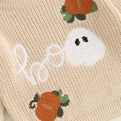 Boo Halloween Knitted Sweater