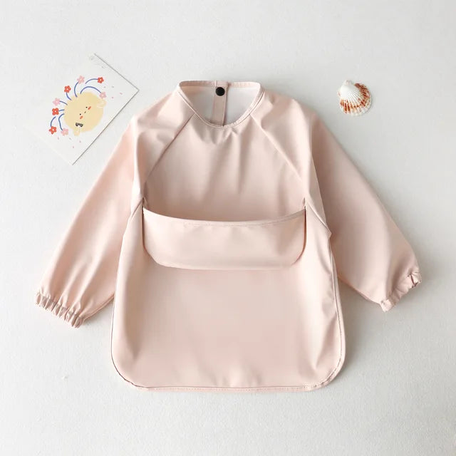 Pastel Waterproof Smock Bib