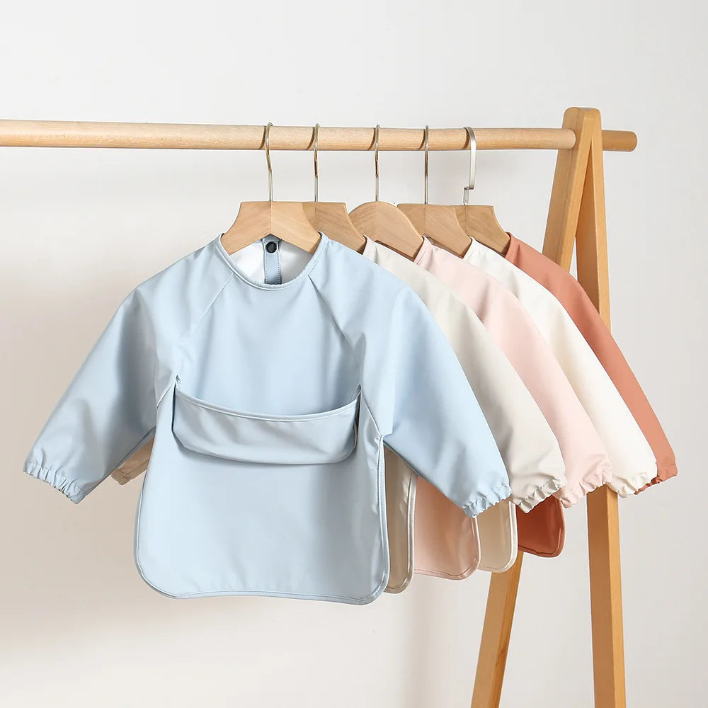 Pastel Waterproof Smock Bib