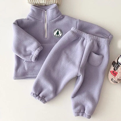 Zip Fleece 2pc Set