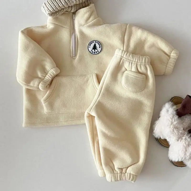 Zip Fleece 2pc Set