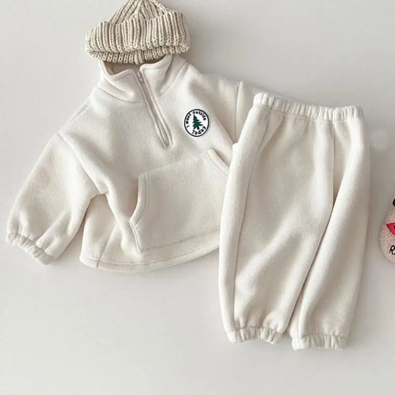 Zip Fleece 2pc Set