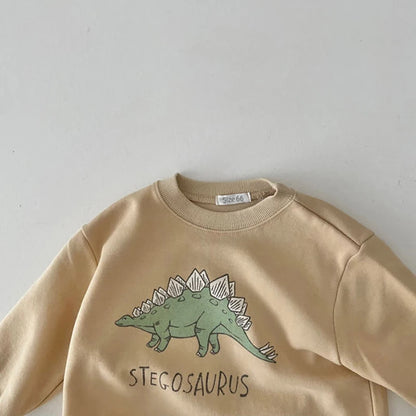 Dinosaur Graphic Sweater Romper