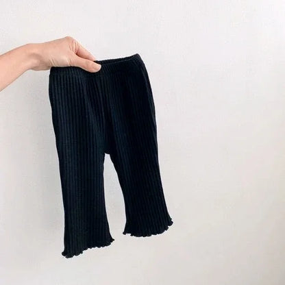 Ribbed Flare Leggings