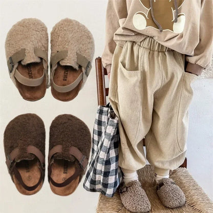 Fleece Clog Slipper Shoes