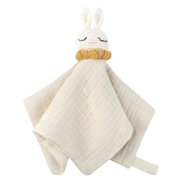 Crochet Rabbit Muslin Comforter