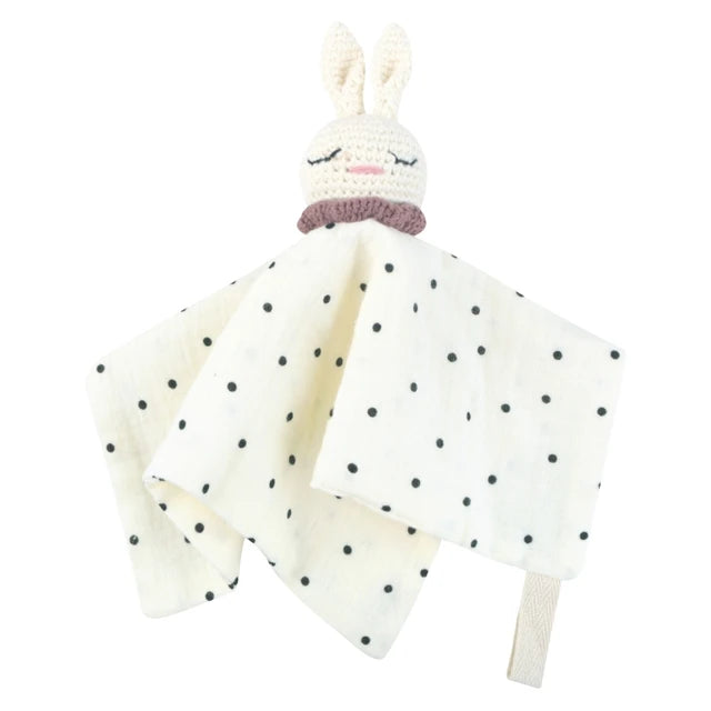 Crochet Rabbit Muslin Comforter