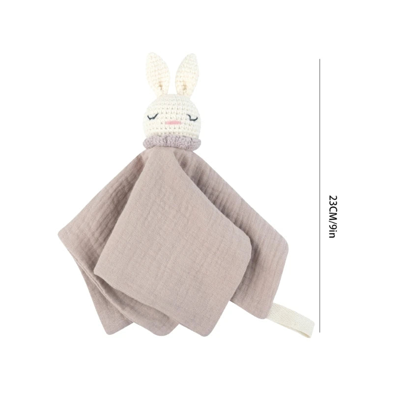 Crochet Rabbit Muslin Comforter