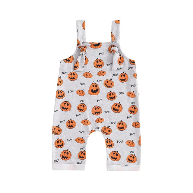 Halloween Pumpkin Dungarees