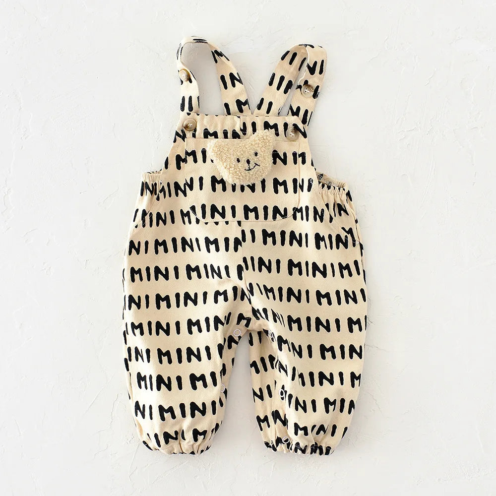 Detachable Bear Dungarees