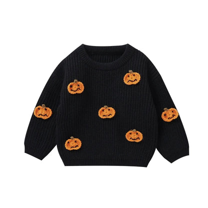 Halloween Knitted Pumpkin Jumper