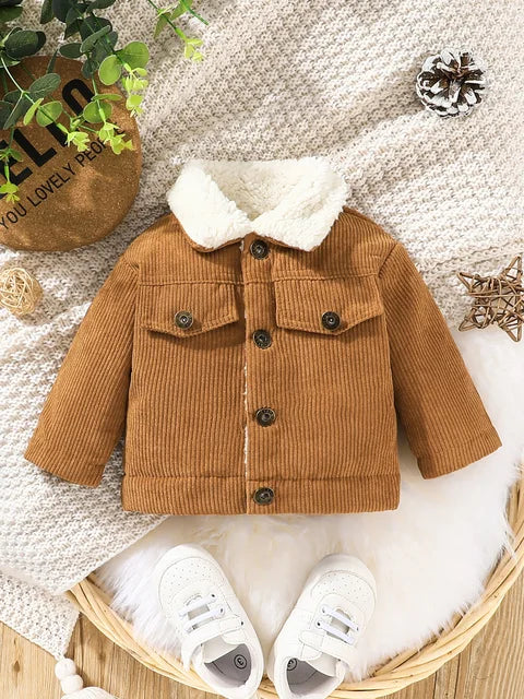 Fleece Lined Corduroy Jacket