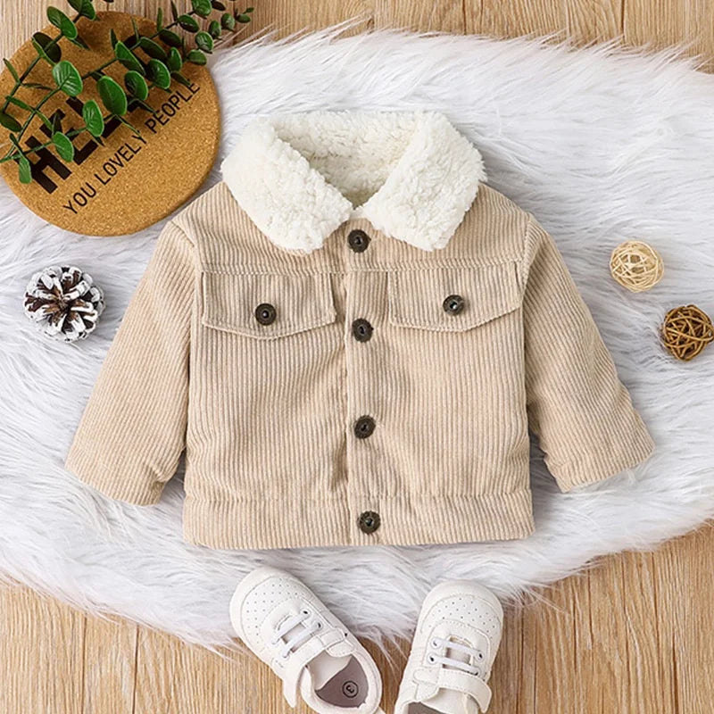 Fleece Lined Corduroy Jacket