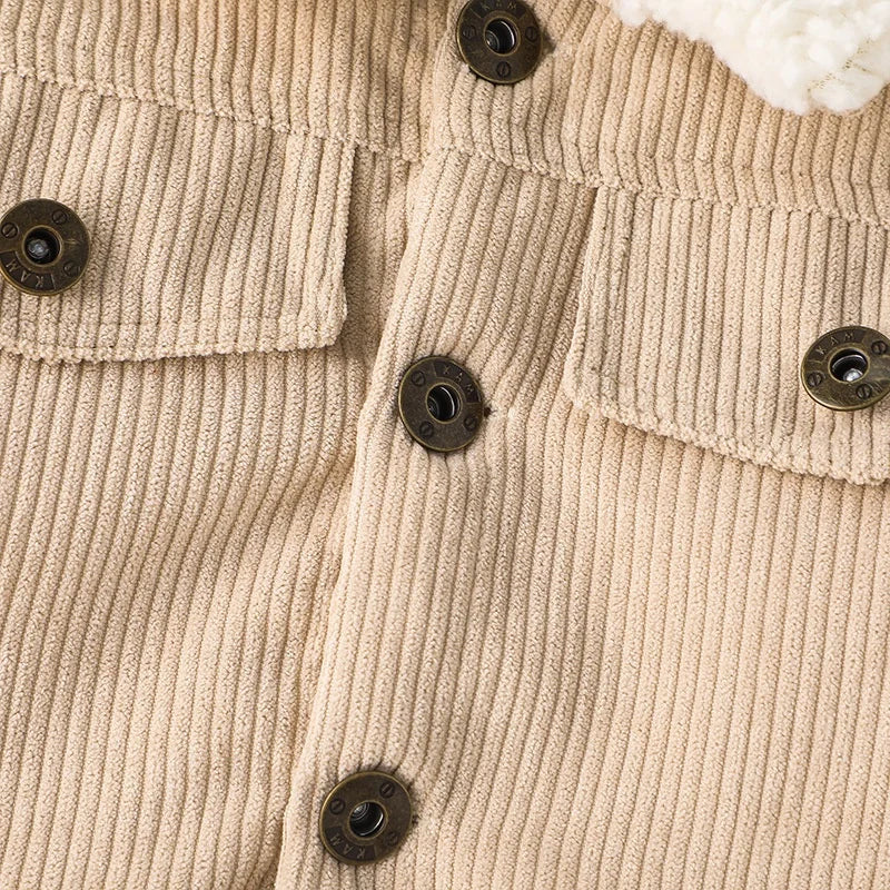 Fleece Lined Corduroy Jacket