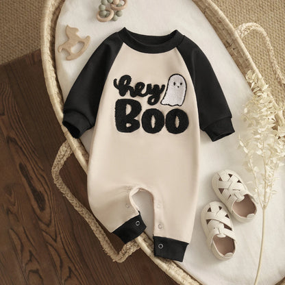 Halloween Hey Boo Onesie